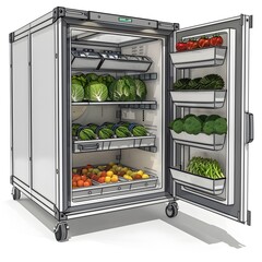 Solar-Powered Units Revolutionize Food Storage in Modern Kitchens and Restaurants
