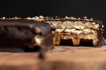 sweet dessert with cherry flavor