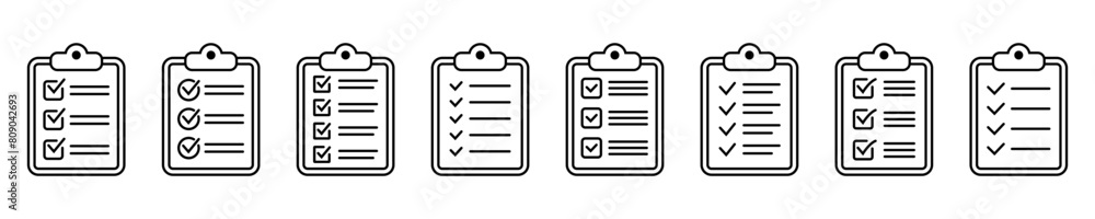Poster clipboard icon. checklist icon of an approved document. project completed. tasks icon. task complete