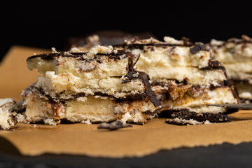 sweet dessert with nutty flavor