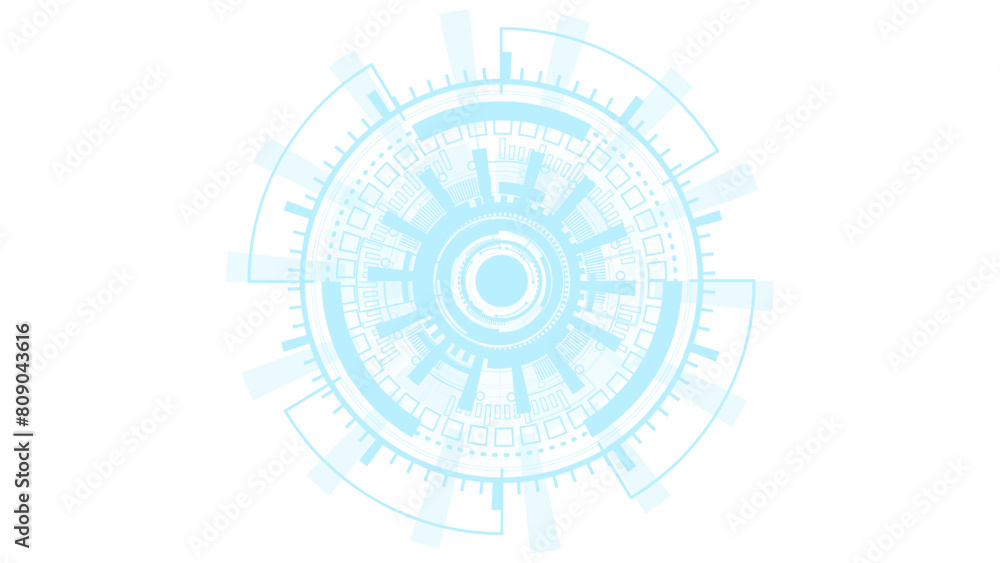 Aufkleber abstract technological background with various technological elements. structure pattern technology 