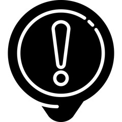 Warning Location Icon