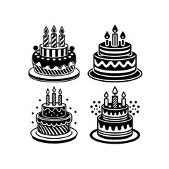 birthday cake illustration