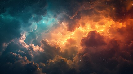 A galaxy of Cloudscape, professional color grading