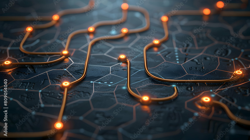 Poster exploring customer journey mapping: a photo realistic concept of improving satisfaction by identifyi