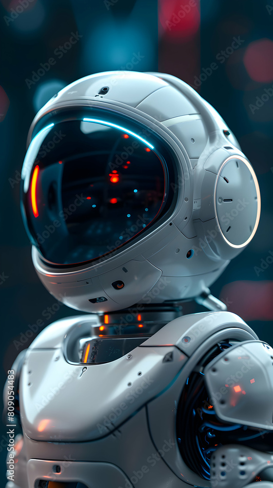 Poster efficient customer service chatbot providing quick answers to queries, reducing wait times - photo r
