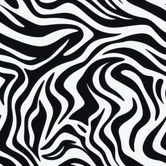zebra stripes in black and white for seamless fabric design