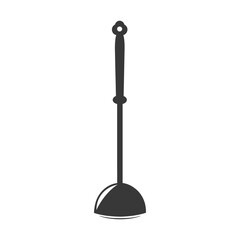 Silhouette toilet plunger black color only