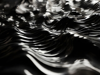 Abstract black wave background graphic illustration 