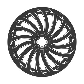 Silhouette velg rim tire for car black color only