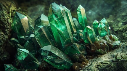 Mysterious Green Crystals