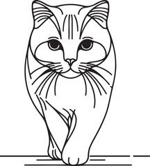 cat vector silhouette