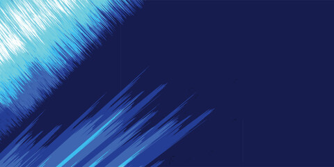 Obraz premium Modern abstract blue background with glowing geometric lines. Blue gradient hexagon shape design. Futuristic technology concept.