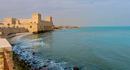 view of the town, Trani, Apulia, Italy, Europe, March 2024