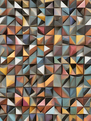 Fototapeta premium Geometric Abstract Surreal Illustration Art
