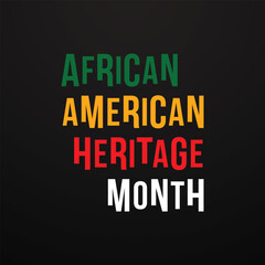 Fototapeta premium African Heritage Month Background Design