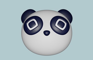 Cute Panda face © Victoria