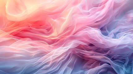 Obraz premium A pastel gradation background in a palette of soft, delicate tones, creating a scene of serenity and visual harmony. Pastel tones in a gradual and smooth color transition.