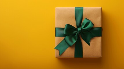 A Festively Wrapped Gift Box