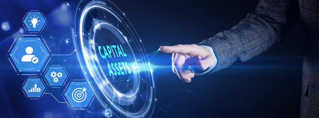 Business, Technology, Internet and network concept. Capital assets.
