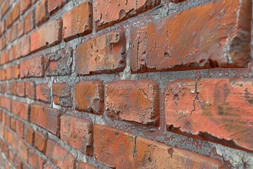 A wall with a brick texture