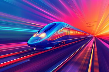 Obraz premium Creative futuristic design pop art color of a bustling city during Diwali, displaying a blend of tradition and cyber color, banner template sharpen with copy space