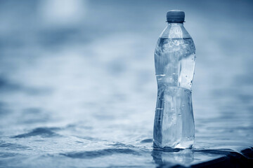 clean water in the bottle