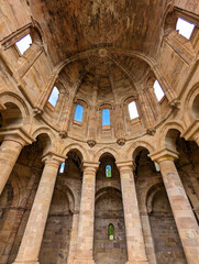 12th century Cistercian monastery of Santa Maria de Moreruela, Granja de la Moreruela, Zamora, Spain