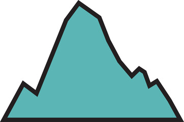 Mountain Icon Illustration