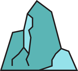 Mountain Icon Illustration