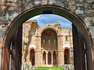 12th century Cistercian monastery of Santa Maria de Moreruela, Granja de la Moreruela, Zamora, Spain