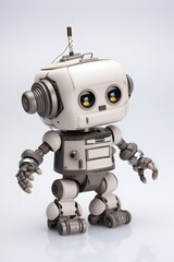 Modern Robotics: A Flat Lay Perspective of Innovative 3D Technology