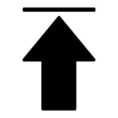 Upward arrow. Upload. Direction. Pointer. Up arrow. Up icon. Ui icon. Upload icon. Upload arrow