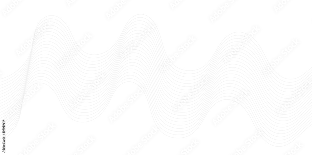 Leinwandbilder Abstract white wave background. white wave texture pattern background for design and decoration. Vector illustration. Digital future technology concept, presentation, web design, cover, web, texture, 