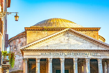 Pantheon, Rome, Italy, church and former roman temple