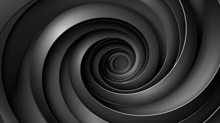   A black-and-white abstract backdrop featuring a spiral design at its center