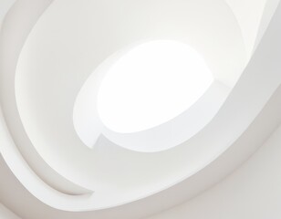 White Abstract Elegance, Minimalist Wallpaper, Generative AI