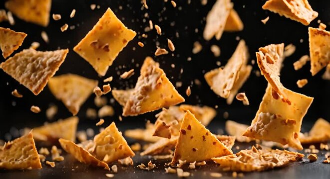 Lots of nacho chips.