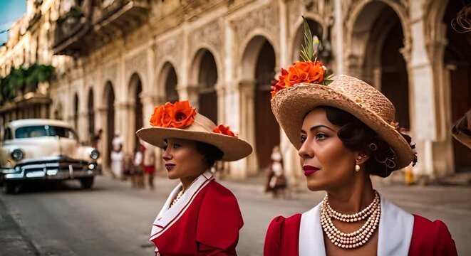 Cuban women in Cuba.