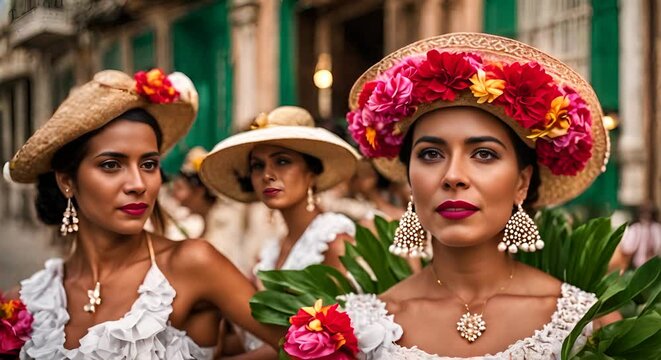 Cuban women in Cuba.