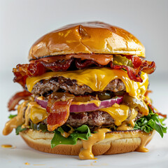 Burger png white background