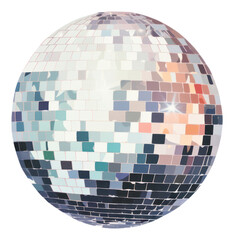PNG Mirror ball sphere white background celebration