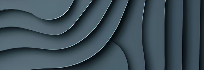 Geometric abstract background with fingerprint pattern.   3D labyrinth texture banner. Soft spiral embossed background.