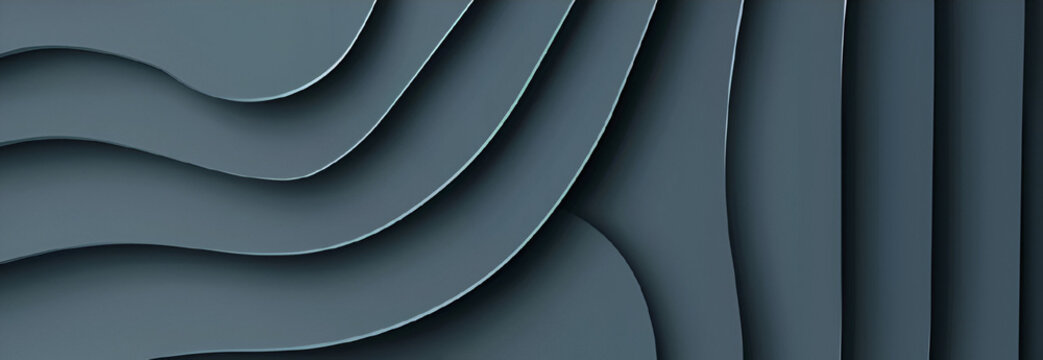 Geometric abstract background with fingerprint pattern.   3D labyrinth texture banner. Soft spiral embossed background.