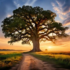 Fototapeta premium tree in the desert