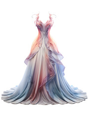 Elegant dress on mannequin