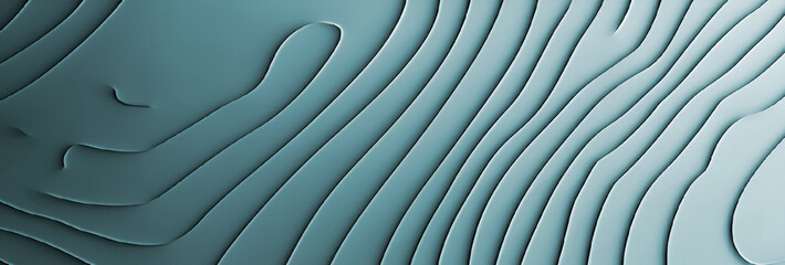 Geometric abstract background with fingerprint pattern.   3D labyrinth texture banner. Soft spiral embossed background.
