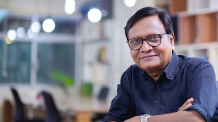 The Spectacled Gentleman Engrossed