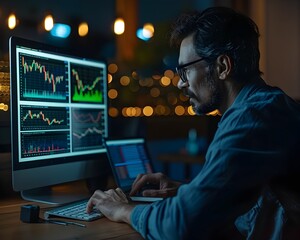 Financial Analyst Leveraging Machine Learning Tools for Market Trend Forecasting