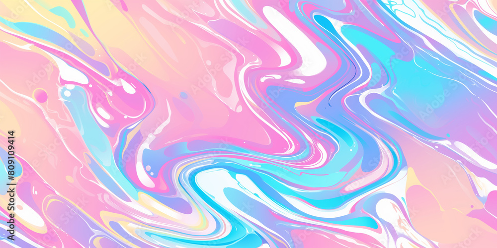 Aufkleber glitter pop background with colorful marble pattern